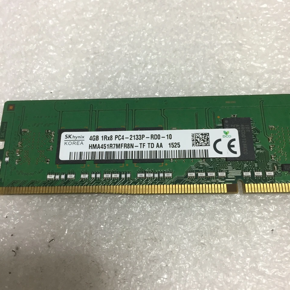 SK Hynix HMA451R7MFR8N-TF 4GB 1Rx8 PC4-2133P-R RDIMM DDR4-17000 ECC FREE S/H - Image 2 of 3