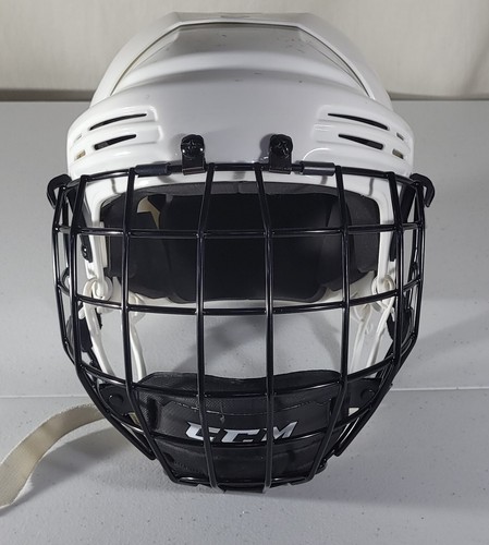 Bauer 2100 Small White Hockey Helmet Combo