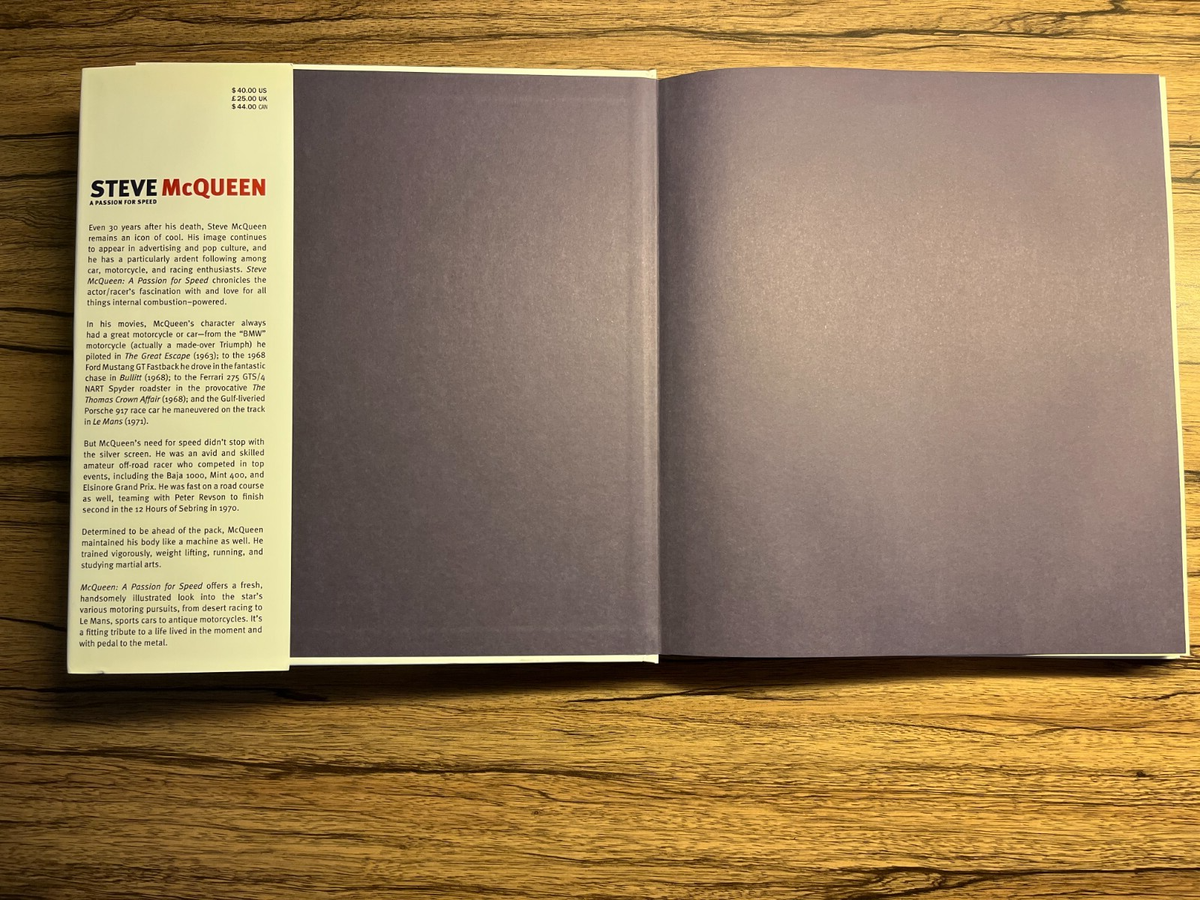 Steve McQUEEN a passion for speed motorbooks book | eBay UK