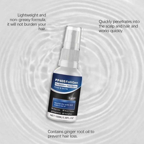 Pp405 Folligen Re Awaken Haarspray 100 ml Neu im Angebot - Picture 9 of 14