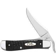 CASE XX KNIVES RUSSLOCK JIGGED BLACK SYNTHETIC 4 1/4" POCKET KNIFE