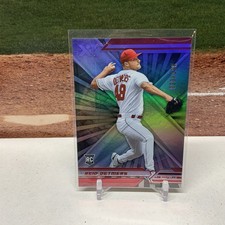 2022 Panini Chronicles XR Red Reid Detmers RC #4 /199 Los Angeles Angels