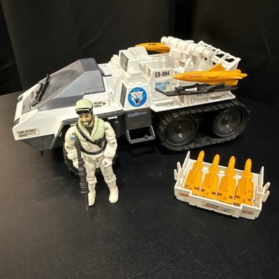 Vintage GI Joe Snow Cat Arah Vehicle 1985 Hasbro Complete With Driver