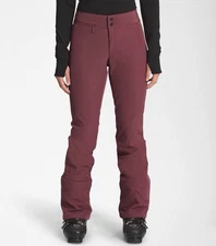 THE NORTH FACE WOMEN'S APEX STH BLACK WINDWALL FLEECE-LINED SKI PANTS, SIZE S