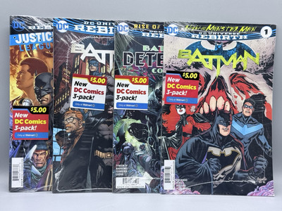 DC Comics Walmart 3 Pack - Batman - 2016 - Lot Of (4) Sealed 3 Packs