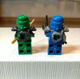 LEGO Ninjago 9450 Minifigures Lloyd ZX and Jay ZX Epic Dragon Battle 1.8in Set