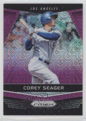 2018 Panini Chronicles Prizm Purple Mojo 72/99 Corey Seager #25 o7m