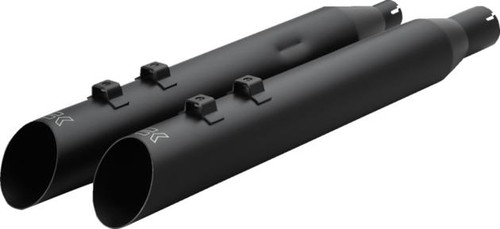 Khrome Werks HP-Plus Dual Slip-On Slash-Up Mufflers Black #40FSL-1021-BLK