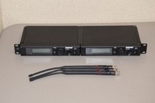 Lot 2 Shure ULXP4 554-590MHz J1 Wireless Mic Receiver w/ Rack Mount 3x Antenna
