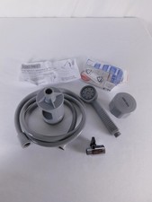 YOO.MEE Tub Spout Shower Sprayer Silver ABS Chrome Bathtub Lever Kit W Hose