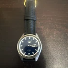 Vintage JAN/1984 Seiko 5 Automatic 6119-8203,Blue Dial,21 Jewels Running Well