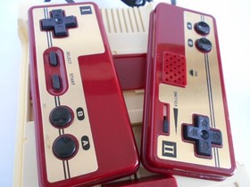 Famicom Console AC Adapter RF Switch Set Tested