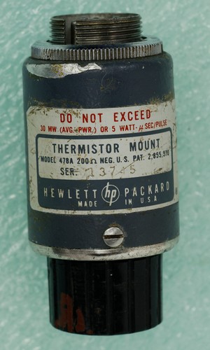 HP Keysight 478A Thermistor Mount, N(m) conn, 10MHz-10GHz, tested | eBay