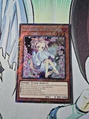 Aschenblüte & Freudiger Frühling RA04-DE025 Platin Secret Rare 1. Auflage NM