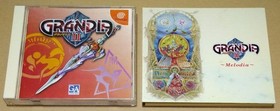 Grandia PS1 Sega Saturn Dream Cast 4-piece set with obi postcard etc. #d44bf7