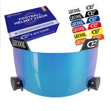 LeCool Football Visor – 3D Molded Curved Lens Technology, Wide Field Vision, ...