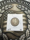 1909 d Barber Quarter