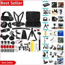 All-in-One Action Camera Accessory Kit - Compatible with GoPro, Insta360 & More