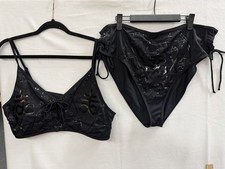Killstar Black Goth Bikini Set 3X Occult Sigi...
