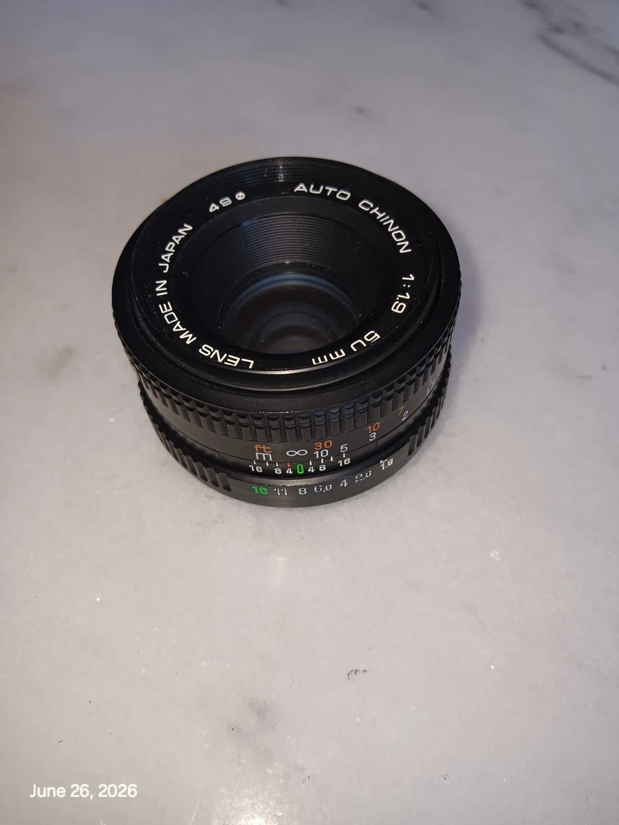 Chinon 50mm Focal Camera Lenses for sale - eBay