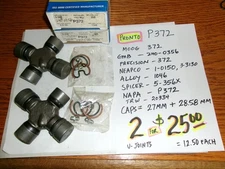 2 (TWO) PRONTO 372  U-JOINTS = $25.00=$12.50 EA=FREE SHIP~(MOOG 372, TRW 20034)