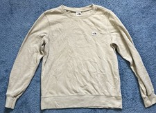 The North Face Women's Beige Fleece Pullover Sweatshirt S Crew Neck Outdoor