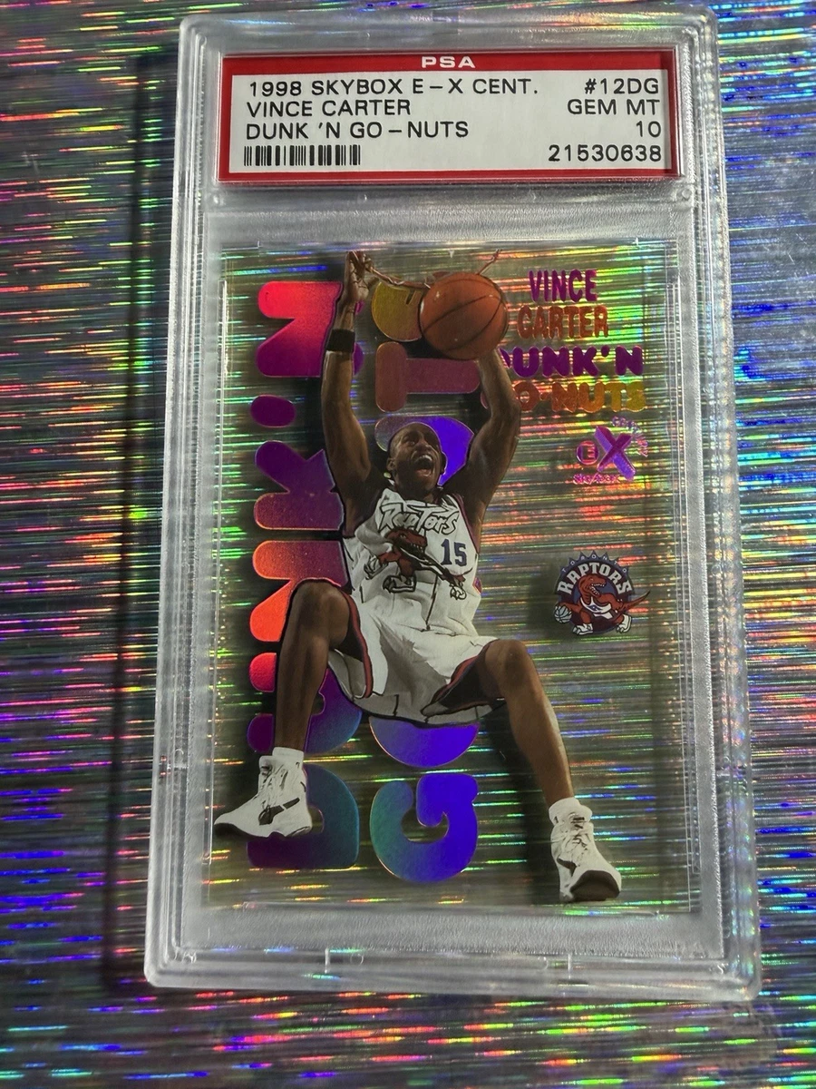 Vince Carter Basketball Grade 10 Rookie Sports Trading Cards