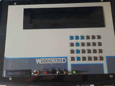 Woodward Governor Netcon two-line display in Pelican case Service tool