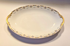 Antique Limoges France Oval Platter Gold Trim...