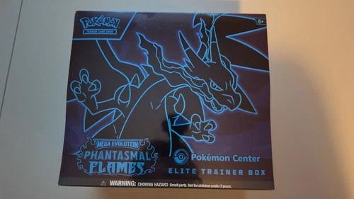Phantasmal Flames Pokemon Center Elite Trainer Box ETB Sealed