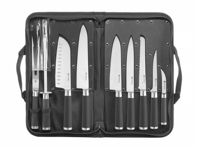 Messerset, 9-teilig, Hendi  975770 + Tasche