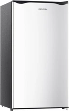 Mini Fridge with Freezer, 3.2Cu.Ft, Single Door Small Refrigerator, Energy-Effic