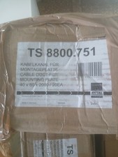 Cable Trunking, Grey Open Slot, 40 X 80 X 2000