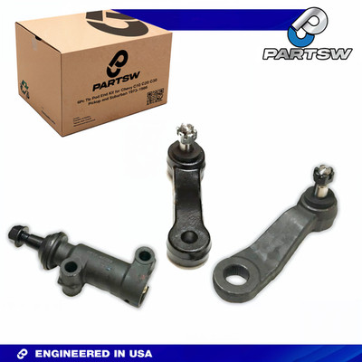 PartsW Chevy Silverado 1500 2002-2006 3Pc Pitman Idler Arm Bracket Kit