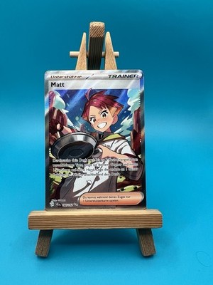Pokémon Trainer Karte Matt 164/142 Stellarkrone Full Art Near Mint