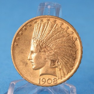 USA 10 $ 1908 Indian Head Eagle 16 71 Gramm 900 Gold Vz