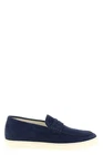 BRUNELLO CUCINELLI $1100 Navy Blue Suede Loafer Sneakers New & Authentic