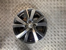 13-19 PEUGEOT 2008 17" INCH 4 STUD 10 SPOKE ALLOY WHEEL 6.5JX17 (SCRATCHED)