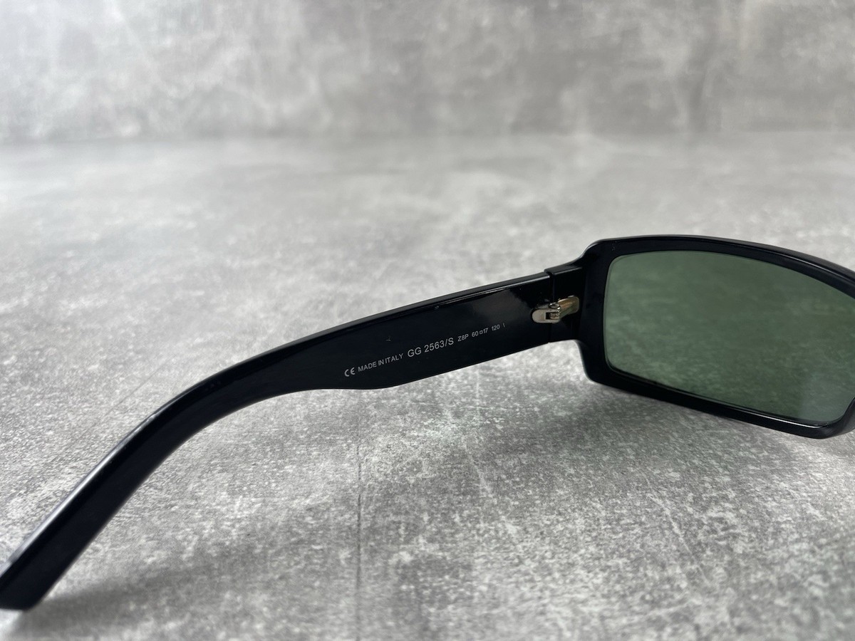 Auth. Gucci GG2851 Metal/Plastic Frames, Italy Gucci Eyewear Rectangle Frame Glasses | italist main image 2
