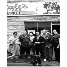 The Sopranos Cast Iconic Black And White Photo Poster