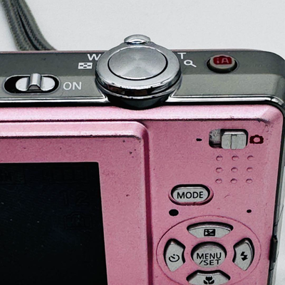 Used] Panasonic LUMIX DMC-FS6 Compact Digital Camera pink battery