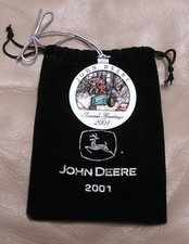  6 in this series -- 2001 John Deere Pewter Christmas Ornament