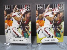 2021 Leaf Draft DeVonta Smith #26 Base/Gold Paralllel Alabama RC - Lot of 2