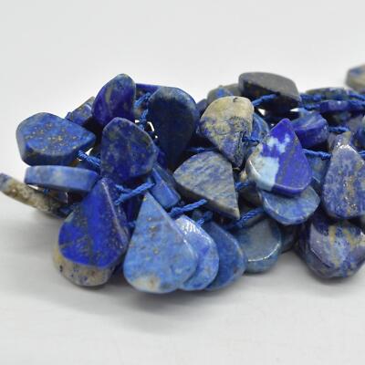 Polierter Lapislazuli Edelstein unregelmäßige Träne, Anhänger Perlen - 15 - 20 mm