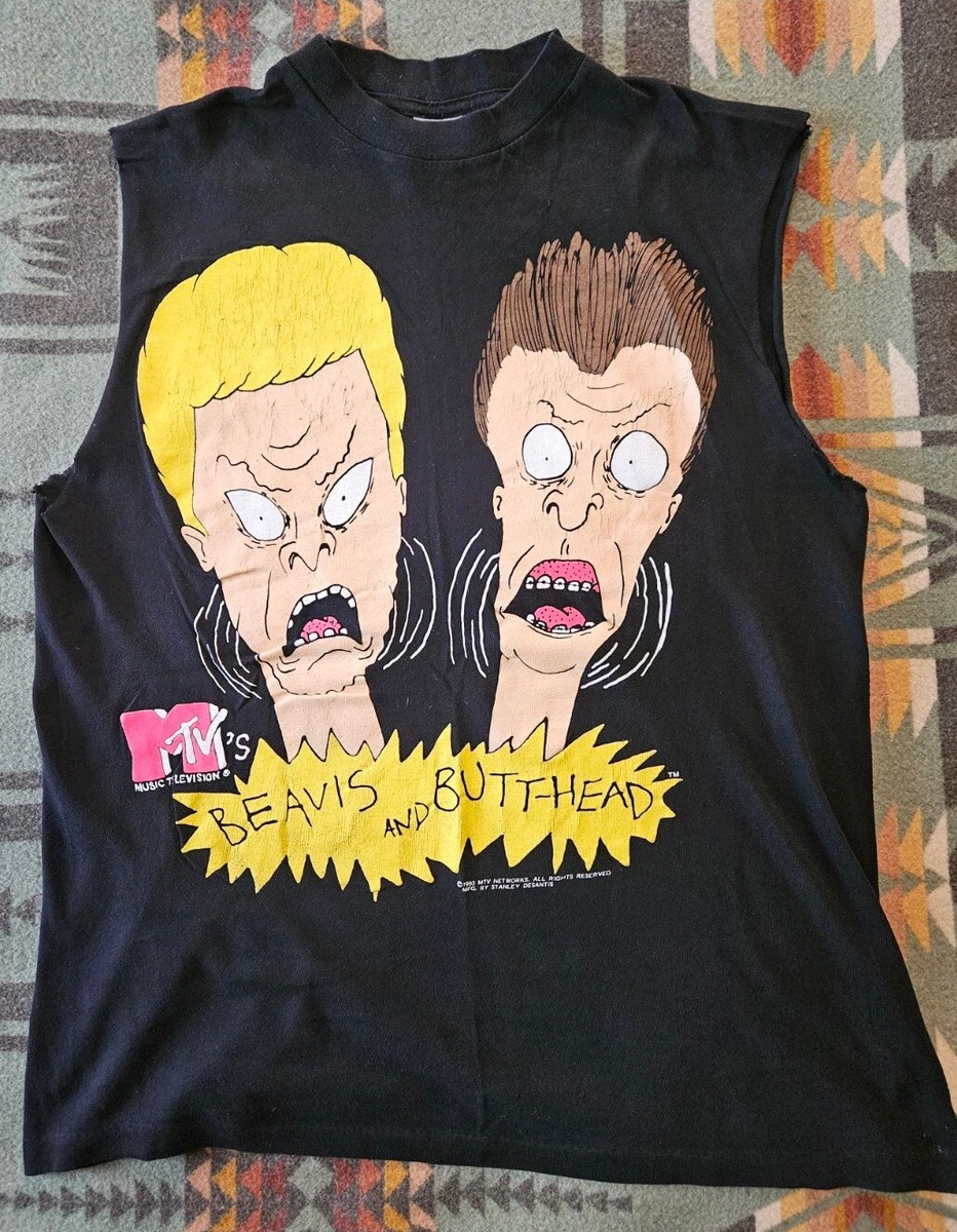 Vintage Beavis And Butthead Single Stitch 1993 T-Shirt Stanley 