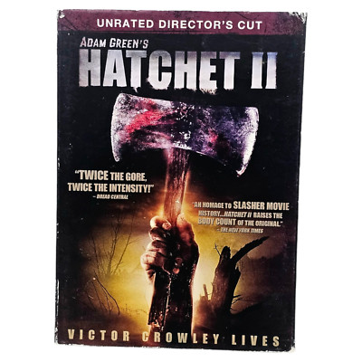 Hatchet II DVD Unrated Director's Cut Victor Crowley