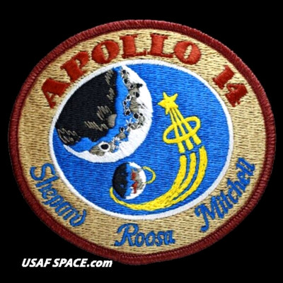 APOLLO 14 - Official NASA - ORIGINAL AB Emblem 4.25'' SPACE Mission PATCH - MINT