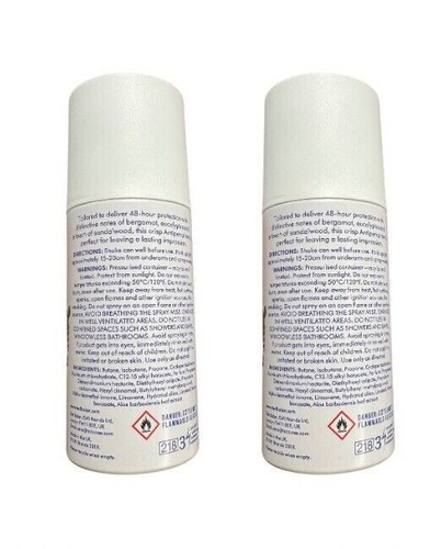 2 x Ted Baker Mens Deodorant Anti Perspirant Sporty Fresh Long Lasting - 150ml - Picture 2 of 2