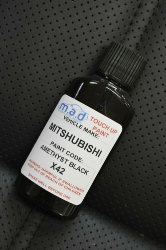 Mitsubishi Ametista Nero Perla X42 Pittura Ritocco Kit 30ML Shogun L200 Mirage - Picture 2 of 2