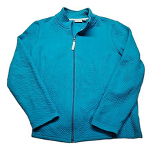 Kim Rogers XL Teal Zip Up Jacket